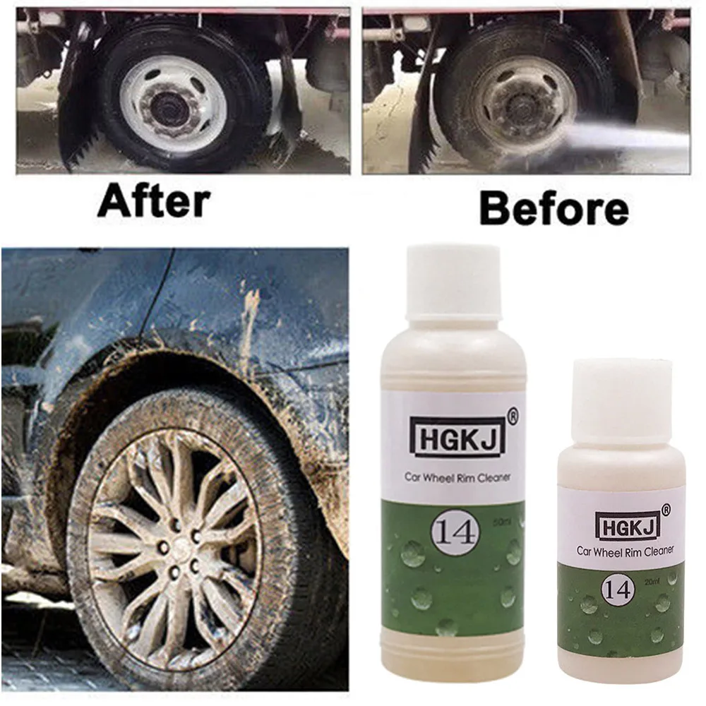 

HGKJ-14 Portable Car Rims Care Wheel Ring Cleaner Dropshipping High Concentrate Tire Detergent Cleaning Agent Car Dent Remover