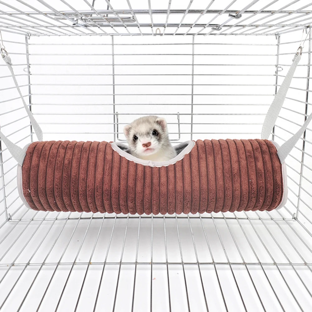 

Small Animals Sleeping Hanging Bed Hamster Ferret Squirrel Cylinder Hammock Pet Tunnel Nest Toy Pet Products