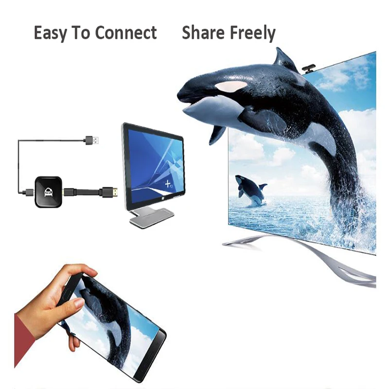 ТВ флешка для Google Chromecast X7 1080p Wi Fi Hdmi ключ Rk3036 DLNA/Miracast/Chrom/Netfliex/Youtube/Muti screen
