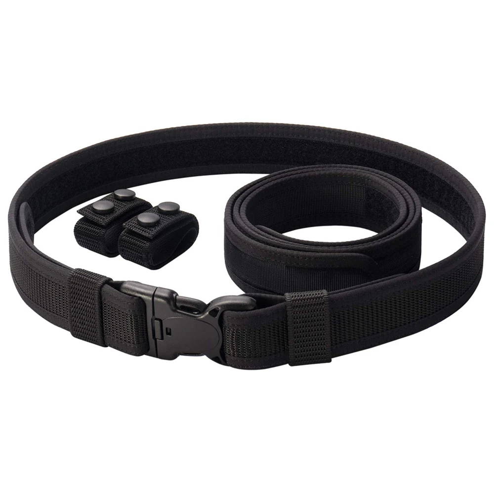 Ремень тактический Мужской армейский пояс с быстросъемным ремнем двухслойный