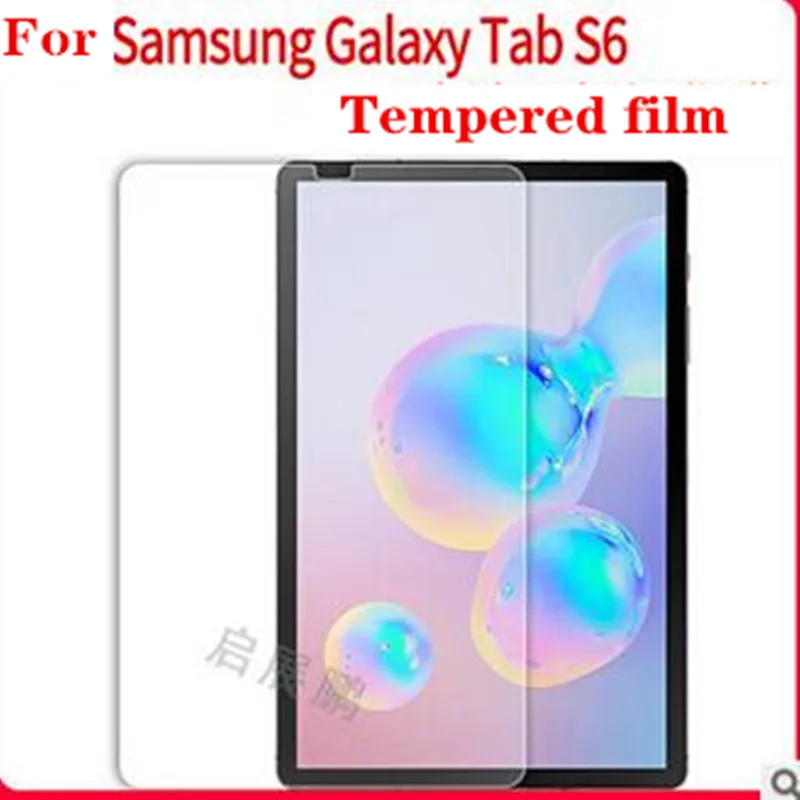 США/RU/спа/клавиатура чехол для Samsung Galaxy Tab S6 10,5 дюймов T860 T865 чехол с откидной подставкой bluetooth-клавиатура для планшета чехол - Цвет: 2pcs Tempered film