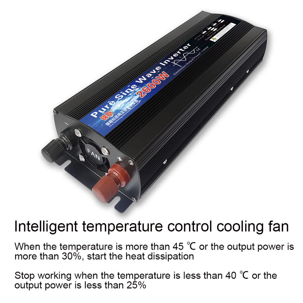 Инвертор немодулированного синусоидального сигнала 12 В 24 110 220 1000 Вт 2000 2600