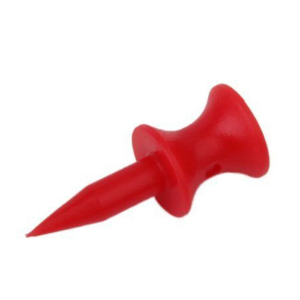 

100Pcs/Park Golf Accessoires 31 Mm 1.2 "Plastic Kasteel Stap Grad Golf Tees Bulk Golfer Accessoires