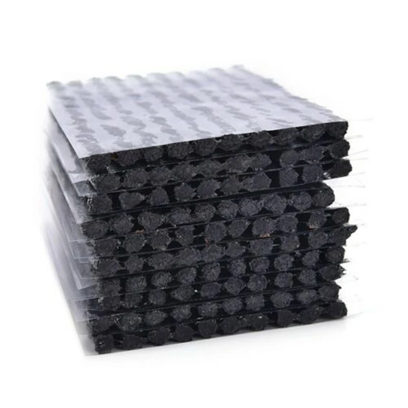 

Tire Car Tyre Seal Strip 50Pcs Rubber Black Motorcycle Tubeless Repair