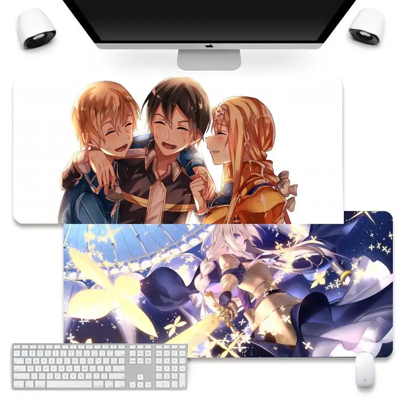 

Sword Art Online Alicization anime Comfort Gaming Mousepad Mouse Pad XL Large Keyboard PC Desk Mat Takuo Anti-Slip Comfort Pad