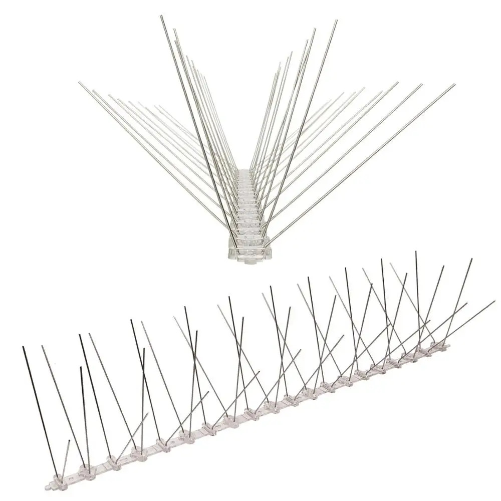 MH 04 TP 4 ряда шипы для отпугивания голубей птицы Спайк на поликарбонатной основе