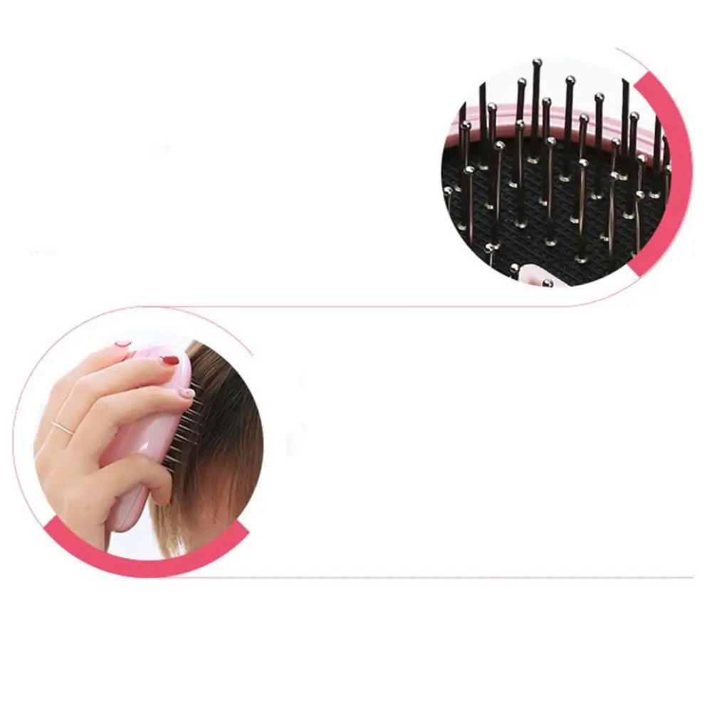 Портативная электрическая Ионная Щетка для волос выпрямитель щетка с