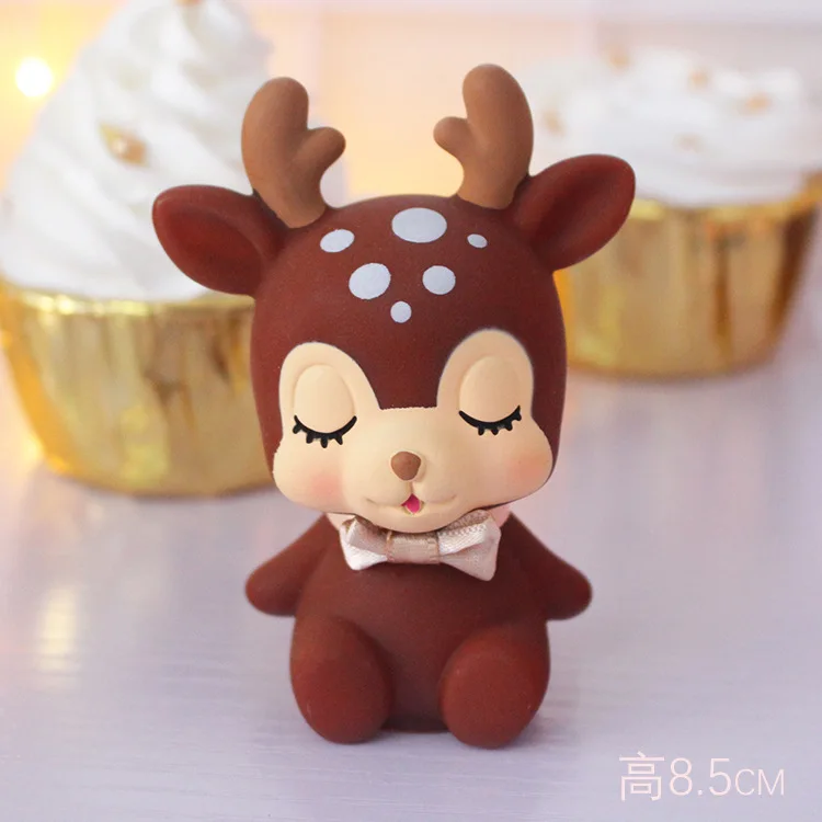 Sika Deer эпоксидный клей силиконовая форма 3D олень ароматический гипс пластырь силиконовая форма для автомобиля украшение дома Свеча «сделай сам» формы