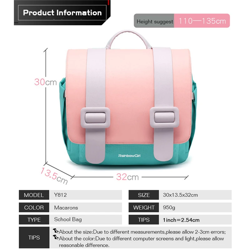 Children Orthopedic Backpacks Waterproof  Primary School Bags Kids Girls Grades 1-6 Student Bookbags Satchel Morrales