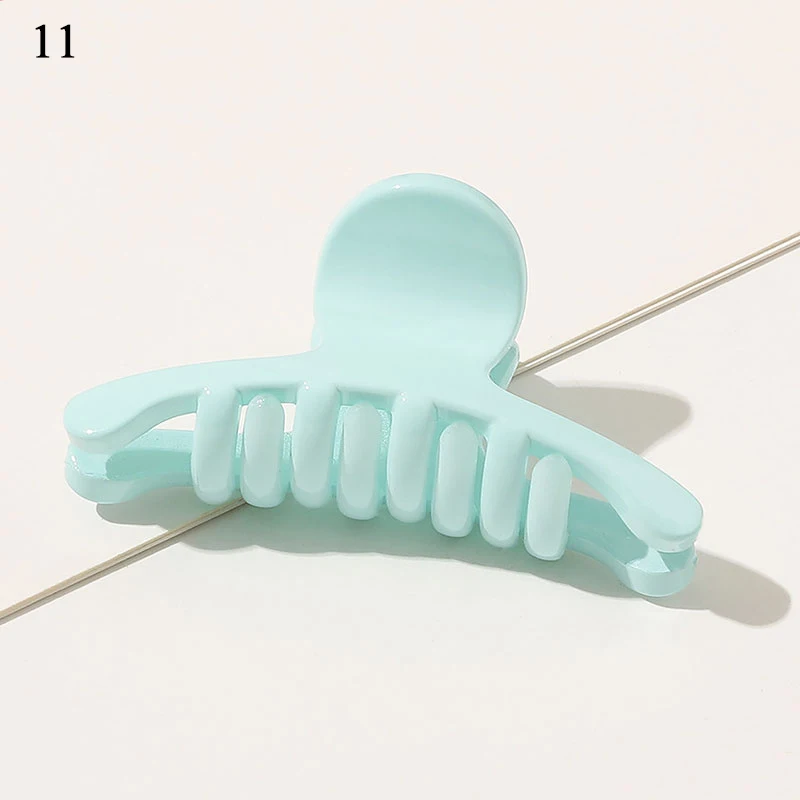 

Flower Pattern Hair Clip Fan-shaped Hair Claws Hair Accessories For Women Girls Jelly Color Hairpins Girls Plastic Barrettes