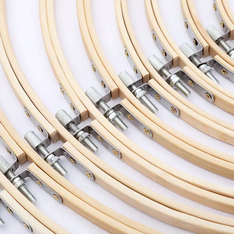 Обручи швейные кольца DIY машина бамбуковый набор крестиком ремесленные