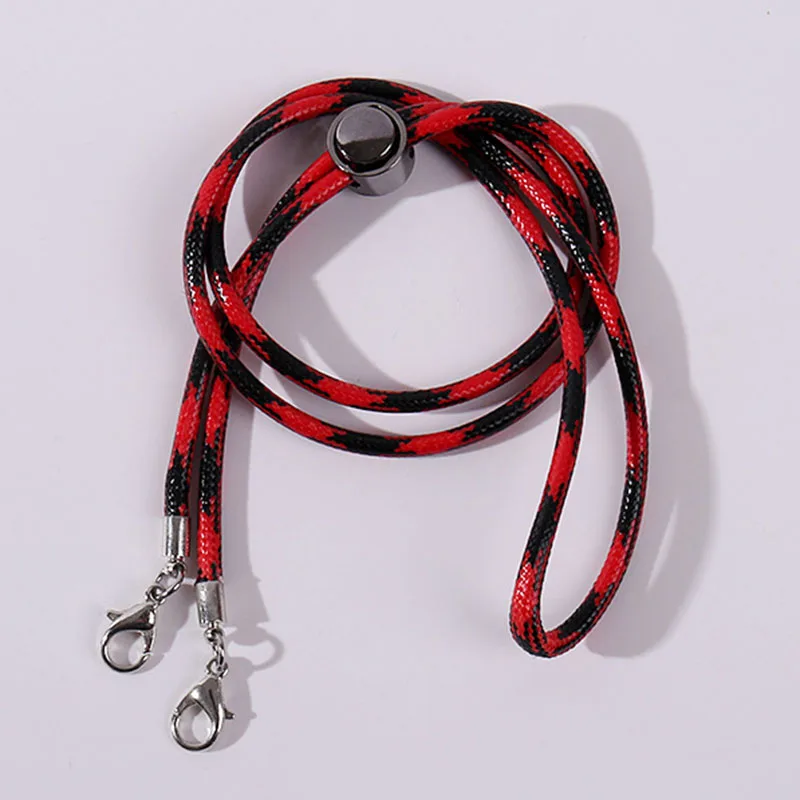 

Colorful Metal Buttons Adjustable Lanyard Handy Convenient Safety Face Mask Rest Ear Holder Rope Ear Hanging Rope Nose Clips