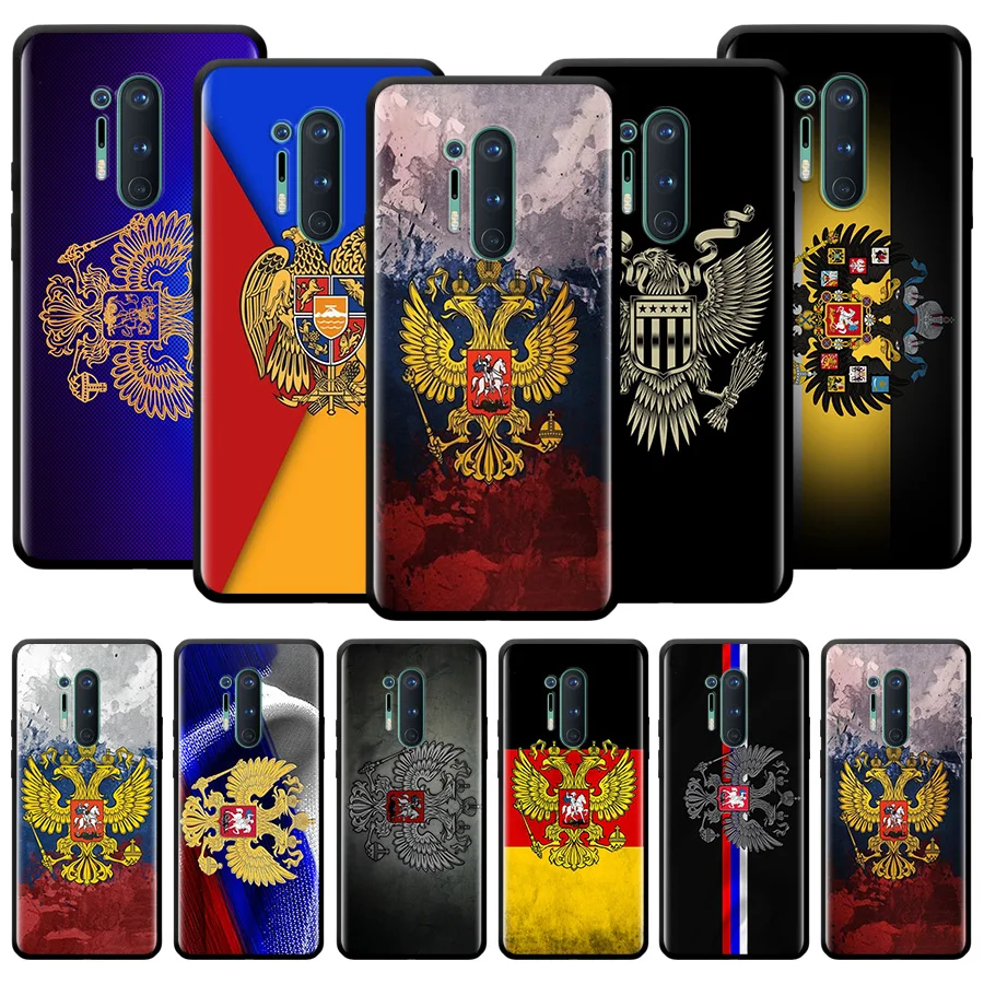 

Russia Coat Of Arms Eagle Flag Silicone Case For Oneplus Nord N100 N200 N10 2 CE Z 7 8 9 9RT 9R 7T 8T Pro 5G Luxury Shockproof