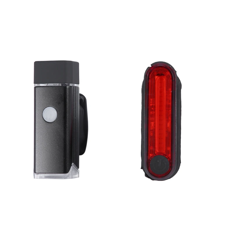 

New Bike Bicycle Lights USB LED Rechargeable Set Mountain Cycle Front Back Headlight