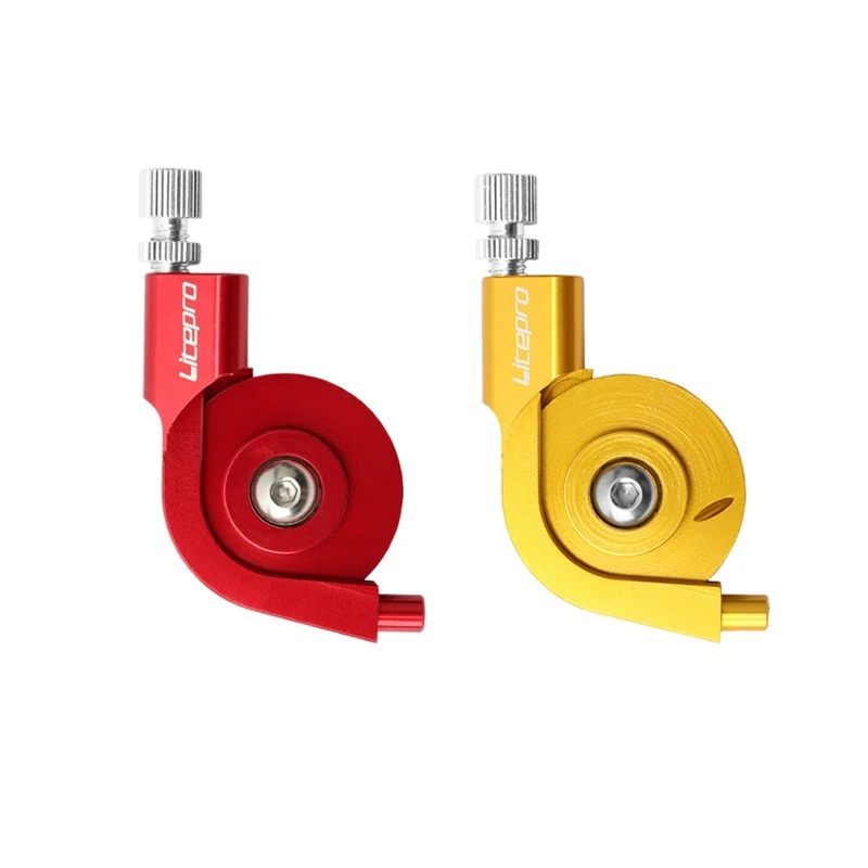 

Litepro 2 Pcs Folding Bike V Brake Stroke Adapter Road Folding Bike V Brake Stroke Distance Converter, Red & Golden