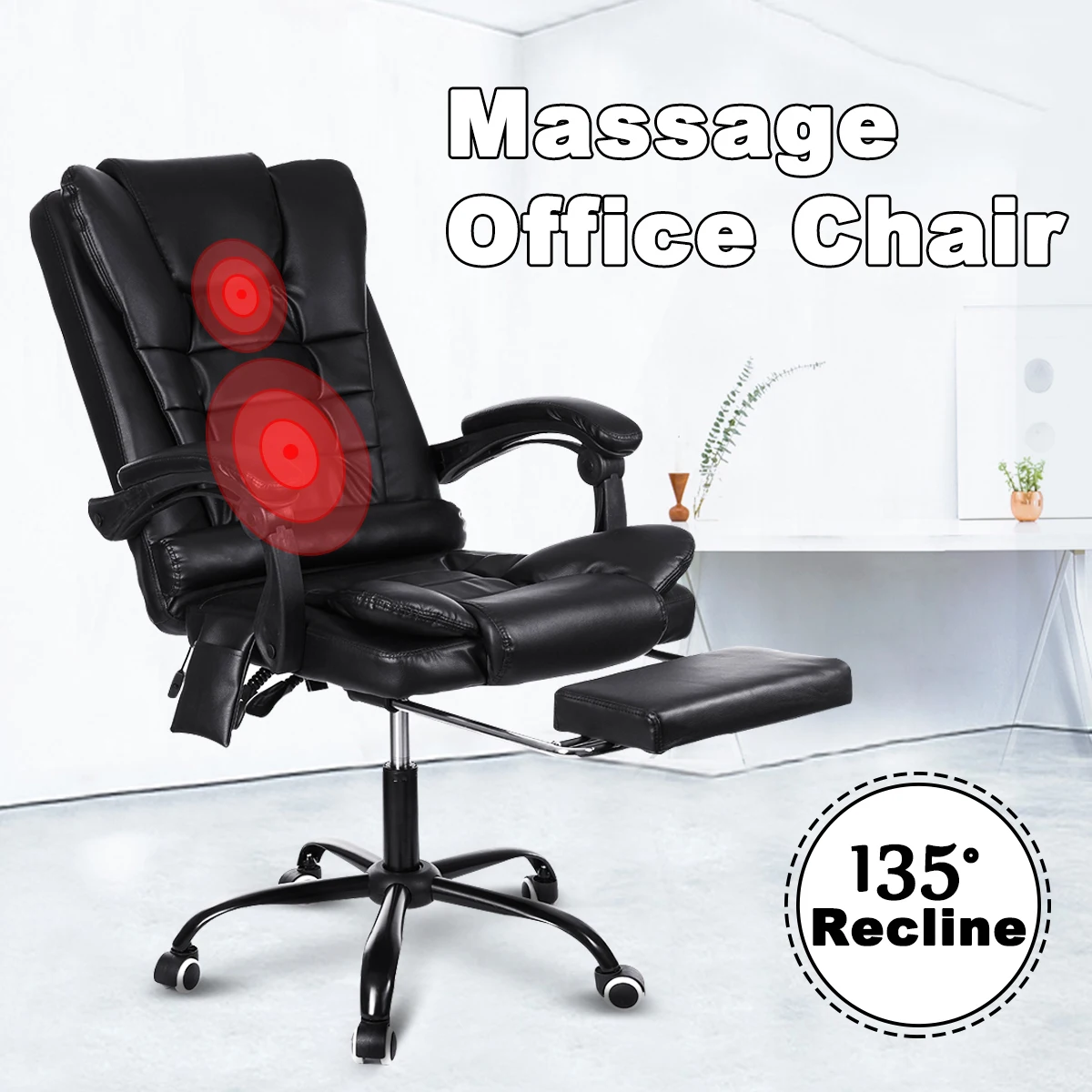 Internet Cafe Racing Leather Office Gaming Chair