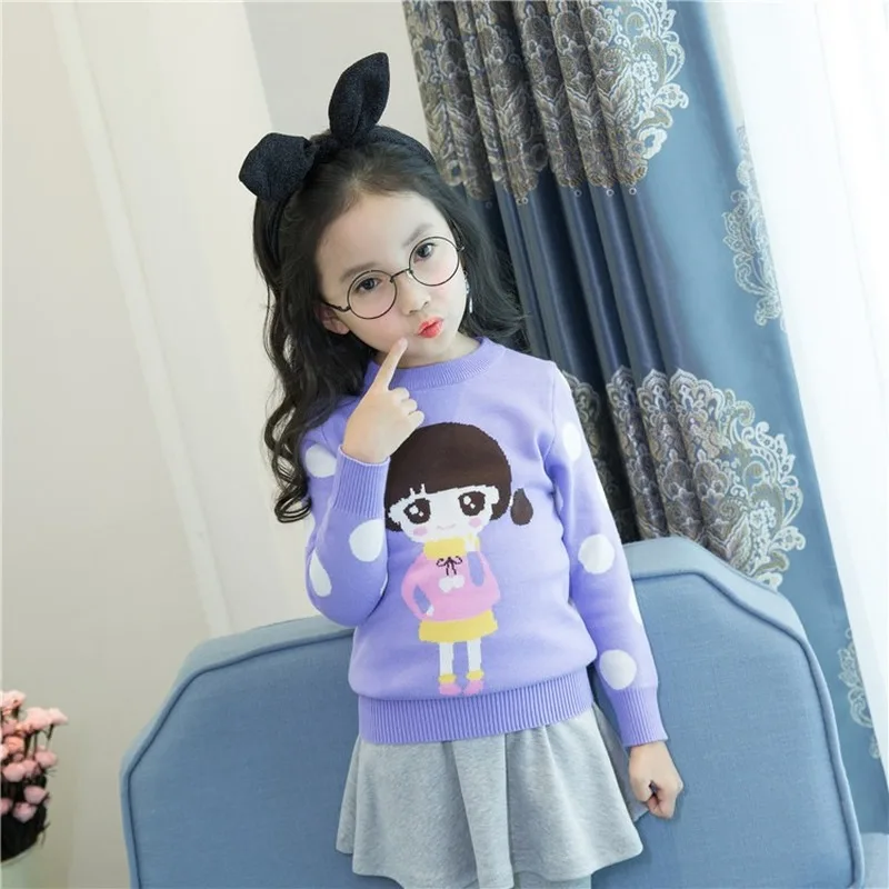 Свитер для девочек Детский свитер детский детская одежда осень-зима | Мать и