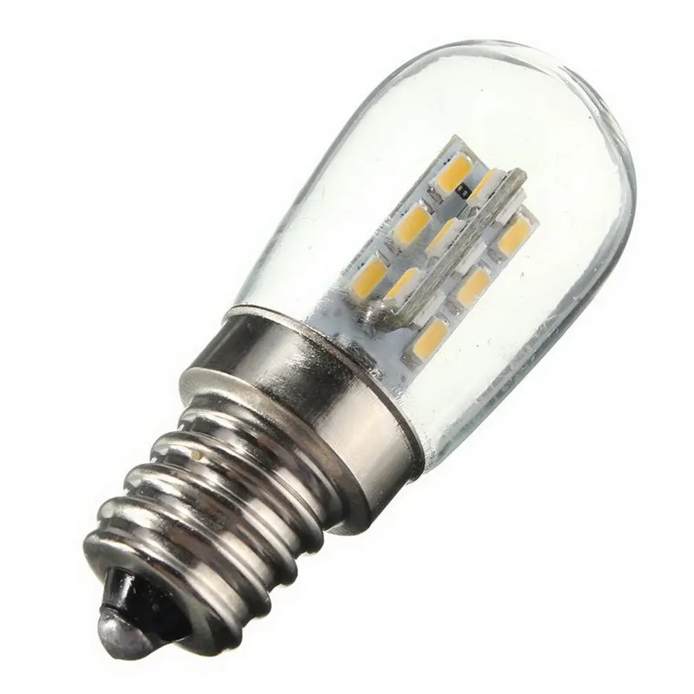 Светодиодная лампа для швейной машины холодильника 220 В 110 E12 E14 Smd 24 светодиода