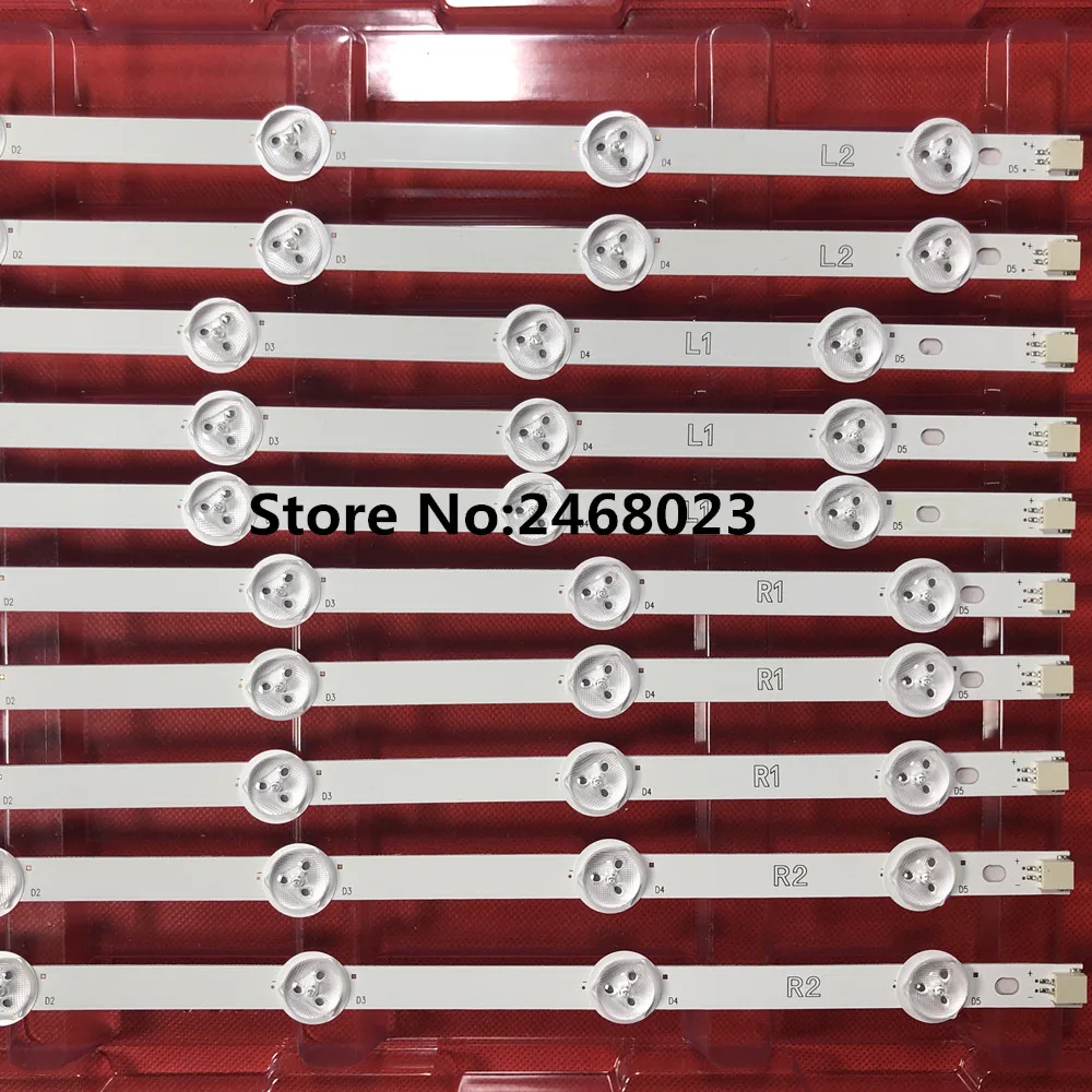 Новинка 10 комплектов = 100 шт. Светодиодная лента для подсветки R1 L1 R2 L2 сменная LG