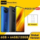 Глобальная версия Смартфон Xiaomi POCO X3 NFC, 6 ГБ 64 Гб6 ГБ 128 ГБ, Восьмиядерный процессор Snapdragon 732G, 64-мегапиксельная четырехъядерная камера, экран 6,67 дюйма, 120 Гц, 5160 мАч