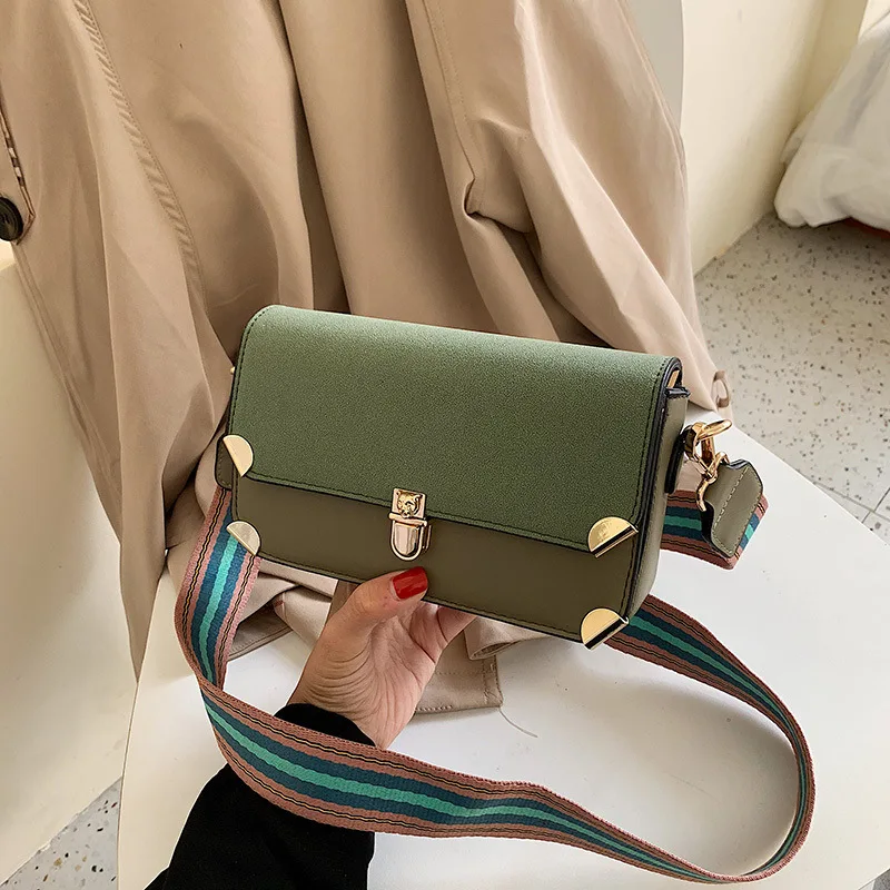 Новинка 2020 Женская Осенняя сумка через плечо простая Корейская и европейская