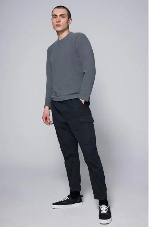 Youpin хлопковое повседневное флисовое теплое удобное приталенное пальто Мужская