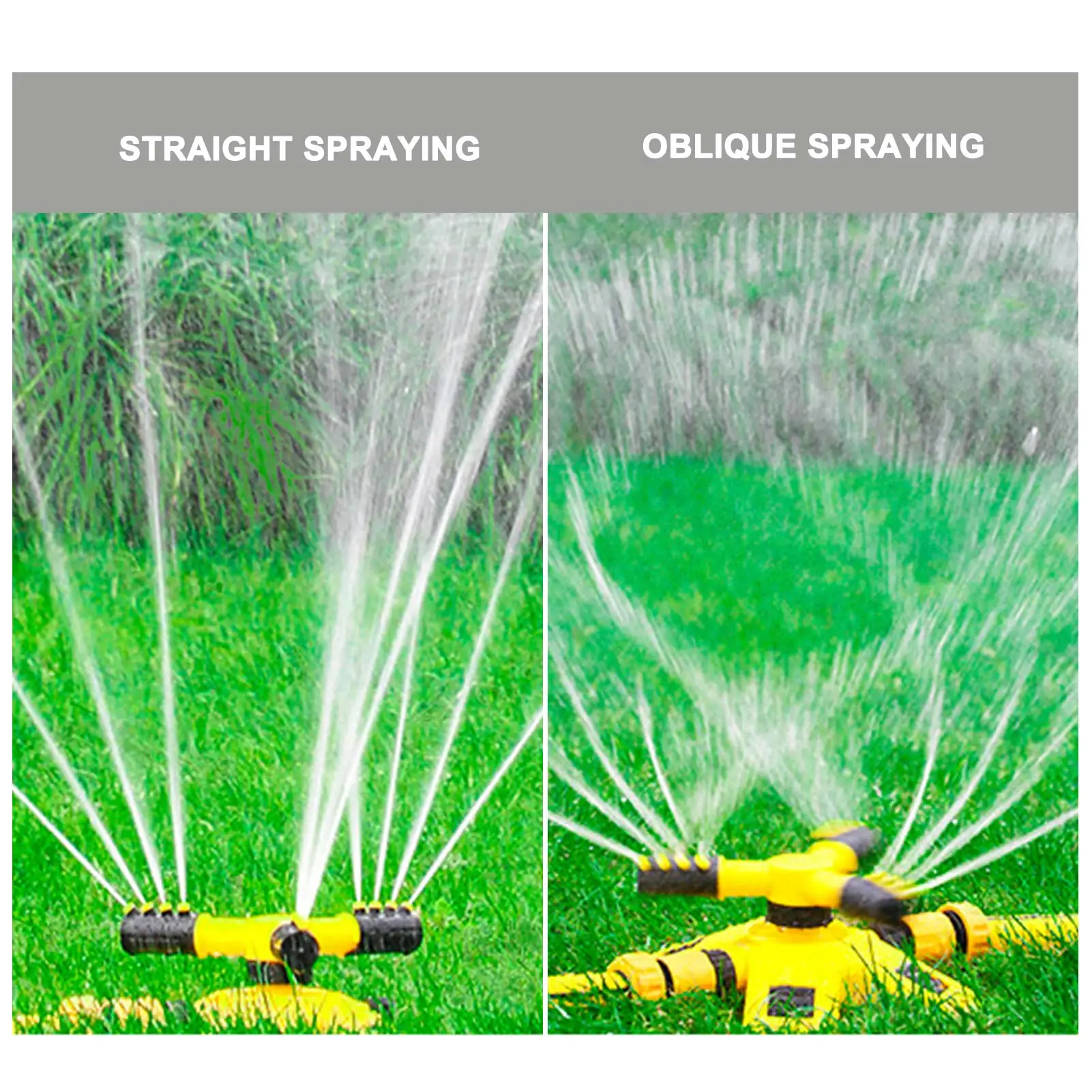 

Garden Lawn Sprinkler Automatic Rotating Water Sprinkler Lawn Watering Irrigation Nozzle 360 Degrees for Yard Garden Lawn