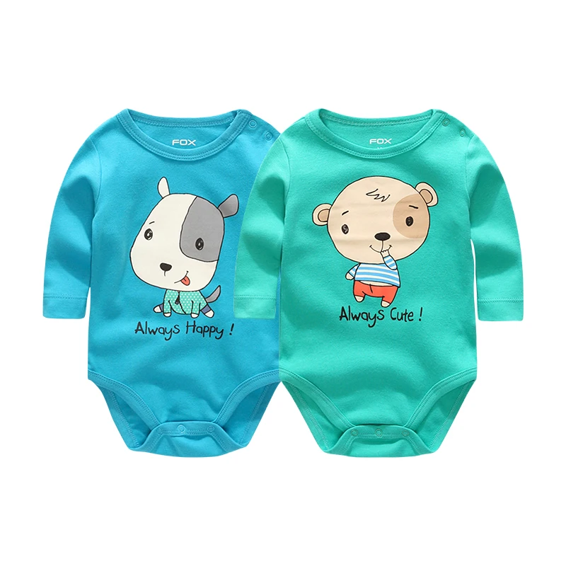 Одежда для маленького мальчика 2 шт./компл. полный комбинезон с длинными рукавами