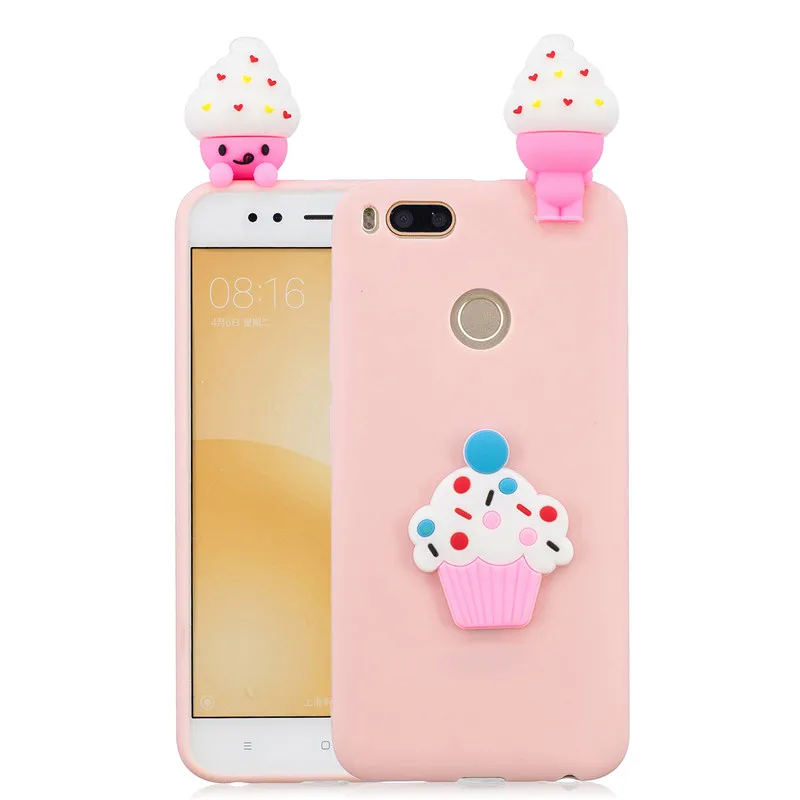 Ice-cream 3D единорога панда кактус мягкий TPU чехол для Xiaomi mi A3 A1 A2 Lite Red mi 8 8A Note 8T Note 8 iPhone 7 6 Plus 5 iPad Pro 4, 8T 5A 6A 7A 4 4X Go S2 - Цвет: Ice-cream