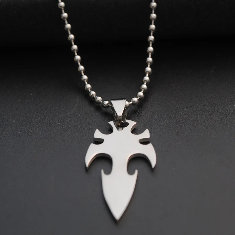 5 стрела из нержавеющей стали Дротика ax подвеска ожерелье оружие морской Бог