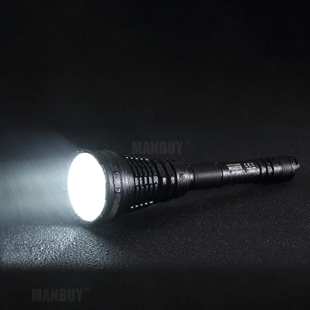 FREE Shipping Nitecore MH40GTR + 2x18650 Batteries 1200LMs Ultra Long Range 1004M Hunting Torch Tactical Rechargeable Flashlight | Освещение