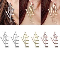 oorbellen 2020 for women letter earrings zinc alloy pendant earrings fashion jewelry earrings femme statement love jewelry gifts