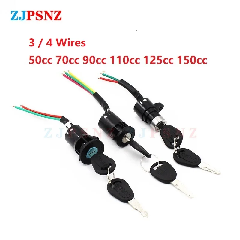 Мотоциклетная система зажигания переключатель дистанционного ключа с 3 / 4
