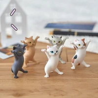 pen holder stand for pens cat cute desk accessories organizer funny penholder student stationery mini ornament office storage