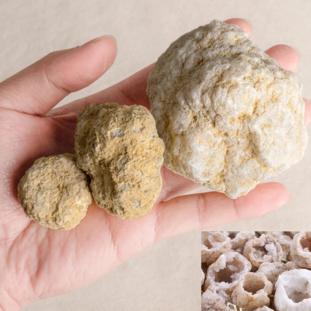 Неоткрытые натуральные Агатовые жеодовые кристаллы 1 шт. минеральные Исцеляющие