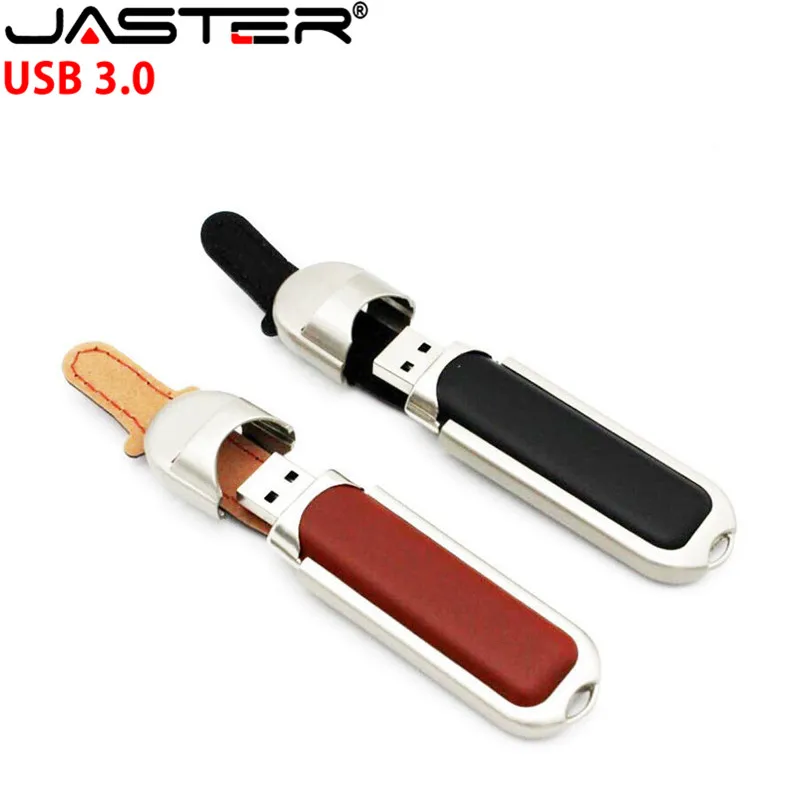 Коричневый кожаный флеш накопитель USB 3 0 4GB/8GB/16GB/32GB/64GB 128 ГБ Ёмкость накопителей и