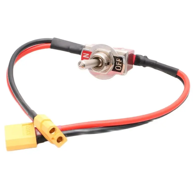 

Heavy Duty High Current XT60 Plug Switch Harness Electric Power ON-OFF 14AWG for RC Aircraft ESC Battery Connecting DIY Parts