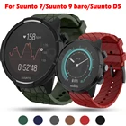 Ремешок силиконовый для Suunto 7 9 Baro, сменный спортивный браслет для Suunto D5Spartan, Часовые аксессуары