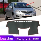 Кожаный коврик для приборной панели Toyota Vios Yaris Belta Soluna XP90 2008  2013