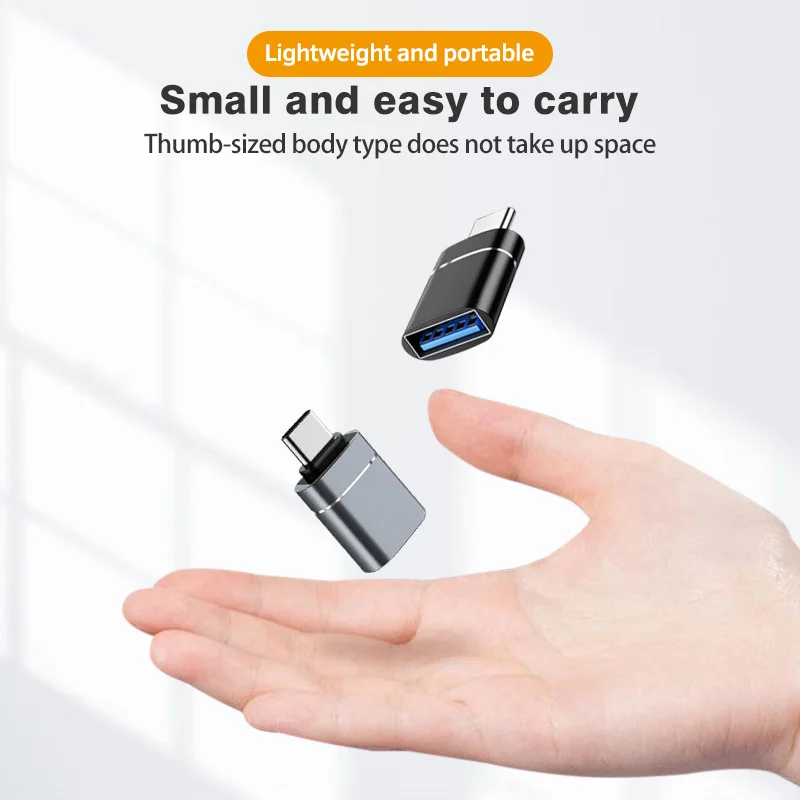 Переходник ANMONE с Type C на USB 3 0 OTG USB-C переходник папа мама для Macbook Samsung S20 Xiaomi Huawei USBC |