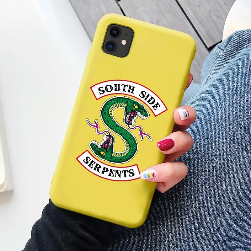 Американский ТВ ривердейл Southside Serpents чехол для телефона iPhone 11 Pro MAX XR X XS 7 8 6s Plus