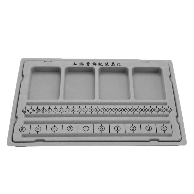 Bracelet Necklace Beading Organizer Tray Flocked Bead Board DIY Jewelry Making Gray Design Craft Tool Accessories | Украшения и