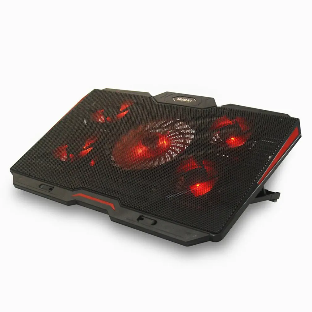 

Gaming Notebook radiator USB interface cooling base computer cooling bracket Fans Powerful Air Flow Portable Adjustable 5 Fans