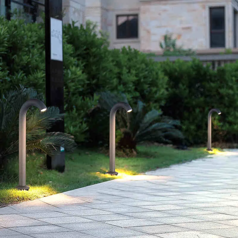 Уличный газонный светильник для двора водонепроницаемая простая современная