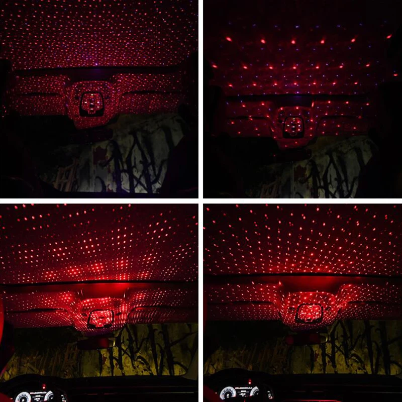 

USB Car Roof Atmosphere Star Sky Lamp LED Projector Night Light For Seat Cordoba Exeo ST Toledo 4 NH 3 5P Arona Ateca Leon SC
