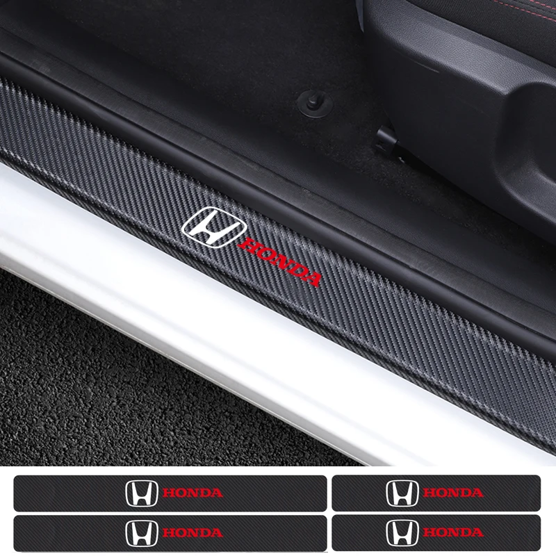 Стайлинг автомобиля 4 шт. наклейка из углеродного волокна на дверь накладка декор