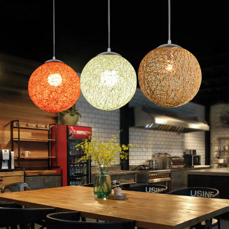 Nordic Цвет лампа маджонг творческая личность Ресторан Бар отеля балкон