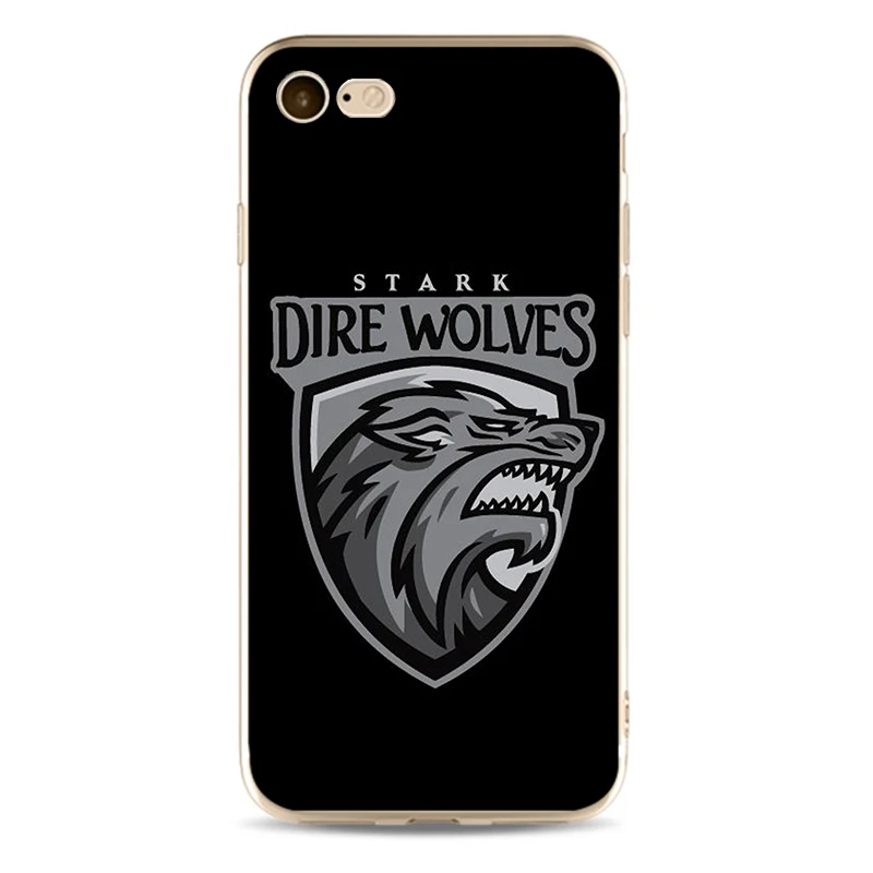 Чехол для телефона из мягкого силикона 2018 с логотипом игры престолов Старка