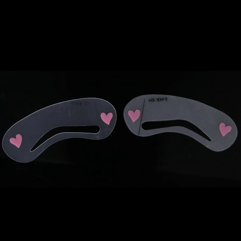 6 шт. трафаретов для бровей шаблон ухода/придания формы инструмент