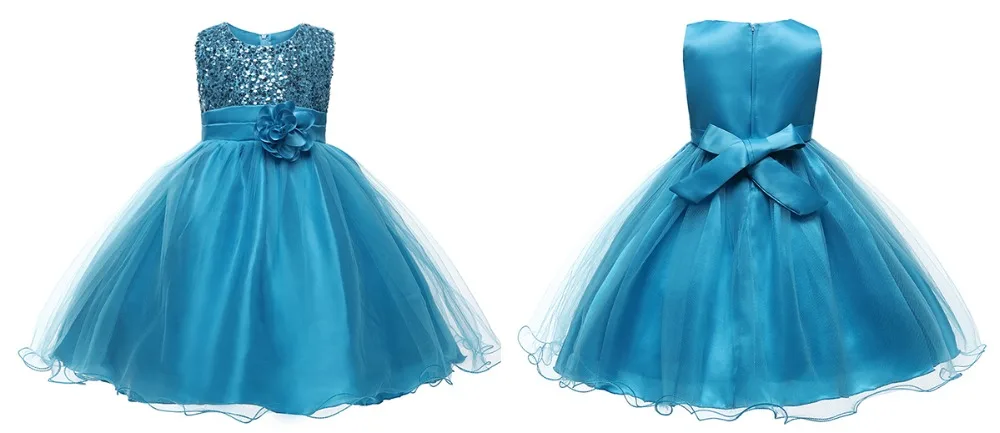Children Halloween Girl Costume Princess Dress Toddler 7 Colors Candy Wedding Dresses for Girls Flowers Kids Holiday Gift